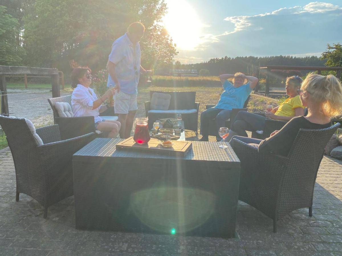 Ferienwohnung Auf Pferdehof Dreetz Bagian luar foto